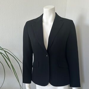 Petite Sophisticate Black 2-Piece Pant Suit, Size 2P – Vintage Career Classic